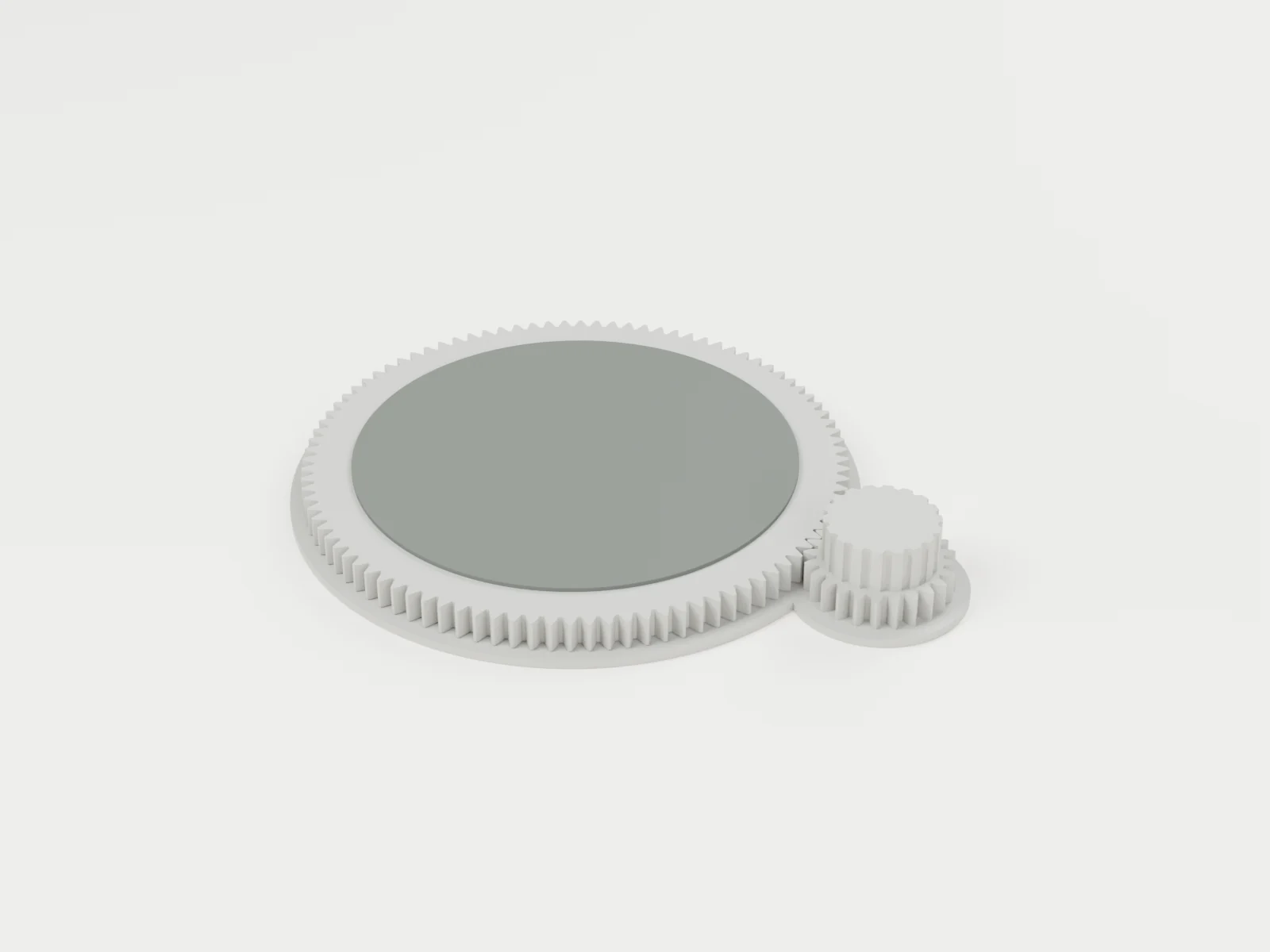 3D render of assembly step 3: pad on (optional)